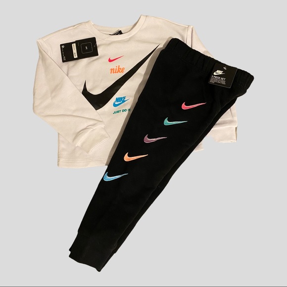 Nike Other - NIKE Kids Rainbow Jogger set Hoodie & Pants size 2T NEW!